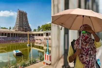 உலக வெப்ப அபாயப் பட்டியலில் மதுரை 7வது இடம் பிடித்துள்ளது குறித்த செய்தி