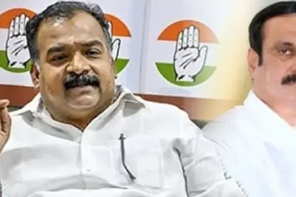 தமிழ்நாடு காங்கிரஸ் கமிட்டி தலைவர் மாணிக்கம் தாகூர்