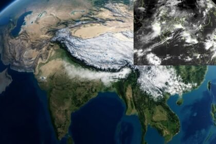 செயற்கைக்கோள் மூலம் கண்டறியப்பட்ட பிரம்மாண்ட மழை மேகம்