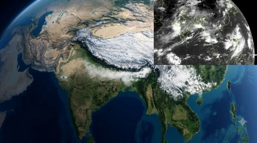 செயற்கைக்கோள் மூலம் கண்டறியப்பட்ட பிரம்மாண்ட மழை மேகம்