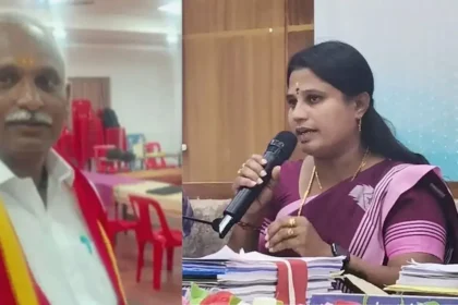 சமூக நலத்துறை அமைச்சர் கே. ஜெகதீஸ்வரி