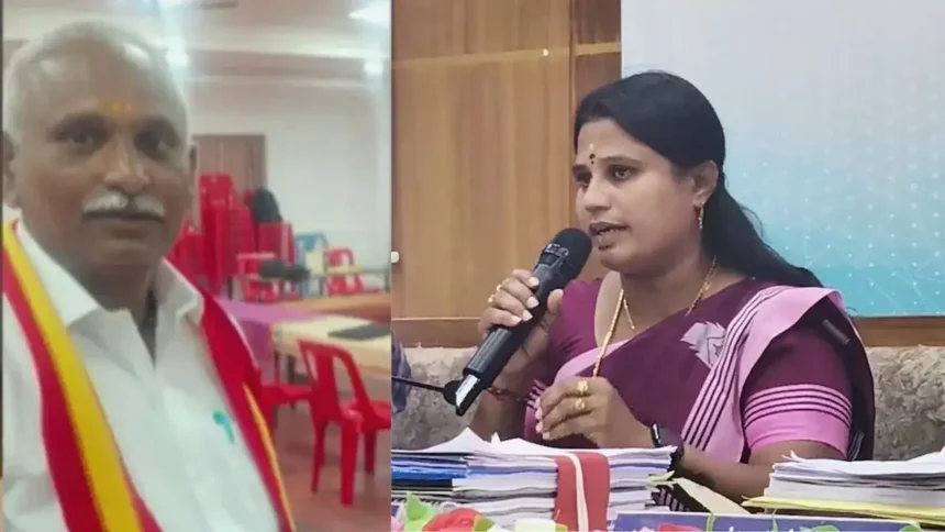 சமூக நலத்துறை அமைச்சர் கே. ஜெகதீஸ்வரி