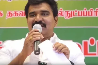 தமிழக வெற்றிக் கழகம் அமைச்சர் சி.டி.ஆர். நிர்மல் குமார்