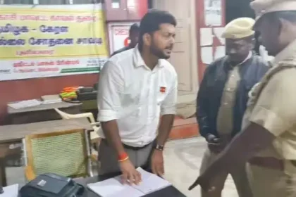 தமிழக கனிமவளத்துறை அமைச்சர் டி.கே. பிரபு