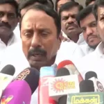 அமைச்சர் செங்கோட்டையன் செய்தியாளர்களிடம் பேசுகிறார்