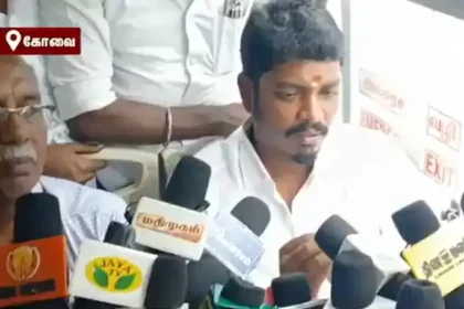 அமைச்சர் விக்னேஷ் புதிய பேருந்து சேவையை கொடியசைத்து தொடங்கி வைக்கிறார்