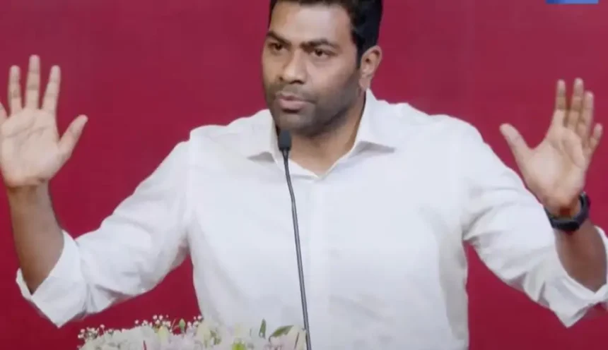 தமிழக விளையாட்டுத்துறை அமைச்சர் ஆதவ் அர்ஜுனா