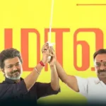 முன்னாள் அமைச்சர் எம்.ஆர்.விஜயபாஸ்கர் செய்தியாளர்களிடம் பேசுகிறார்