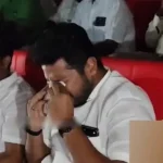முதலமைச்சர் விஜய் நடித்த ஜனநாயகன் திரைப்படத்தை பார்த்த அமைச்சர் பர்வேஷ் கண்ணீர் சிந்தும் காட்சி