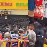 நாகர்கோவிலில் 99 ரூபாய் சேலை விற்பனையால் குவிந்த பெண்கள் கூட்டம்