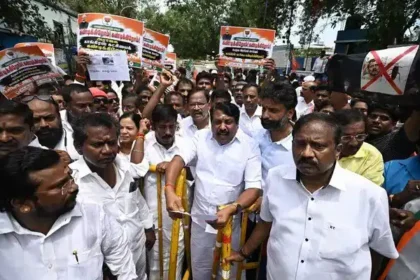 தமிழக பாஜக தலைவர் நயினார் நாகேந்திரன் செய்தியாளர்களை சந்திக்கிறார்