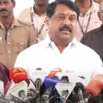 பாஜக மாநில தலைவர் நயினார் நாகேந்திரன் அறிக்கை வெளியிடுகிறார்