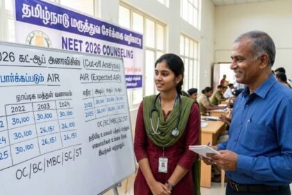 நீட் தேர்வு எழுதும் மாணவர்கள்