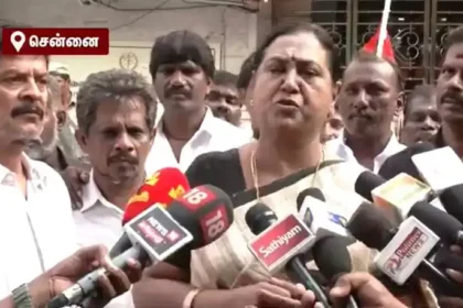 தேமுதிக பொதுச்செயலாளர் பிரேமலதா விஜயகாந்த்