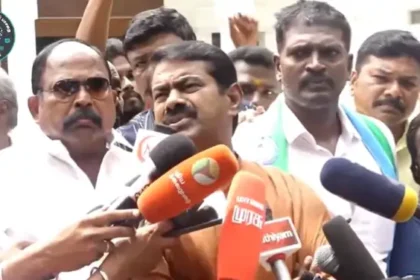 நாம் தமிழர் கட்சி ஒருங்கிணைப்பாளர் சீமான்