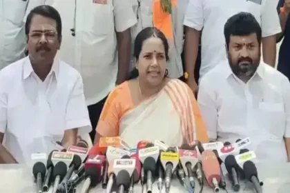 பாஜக தேசிய மகளிரணி தலைவர் வானதி சீனிவாசன்