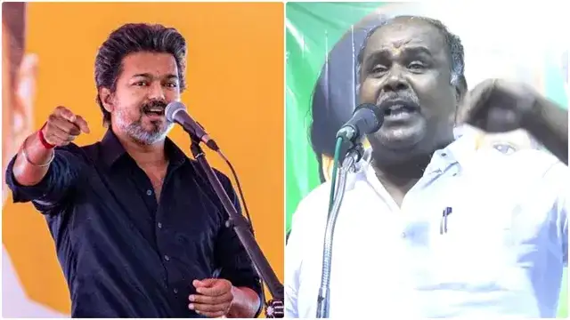 அதிமுக முன்னாள் அமைச்சர் ஆர்.பி. உதயகுமார் மேடையில் பேசுகிறார்