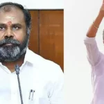 அதிமுகவின் ஆர்.பி.உதயகுமார் செய்தியாளர் சந்திப்பில் பேசுகிறார்
