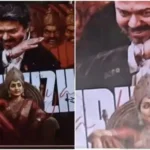 சேலம் திருவிழாவில் வைக்கப்பட்ட விஜய் மற்றும் த்ரிஷா இடம்பெற்ற 'லியோ' பட பாணி பேனர்
