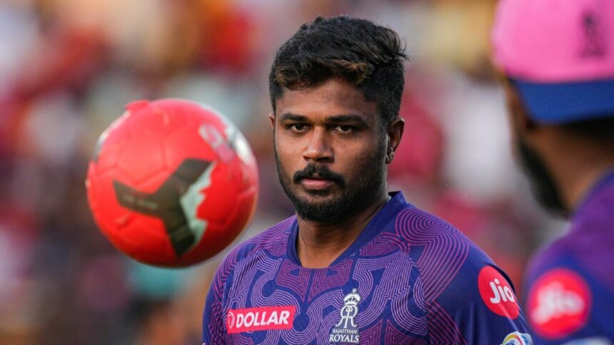 சஞ்சு சாம்சன் சென்னை சூப்பர் கிங்ஸ் ஜெர்சி அணிந்து பேசுகிறார்
