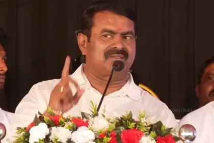 நாம் தமிழர் கட்சி தலைமை ஒருங்கிணைப்பாளர் சீமான்