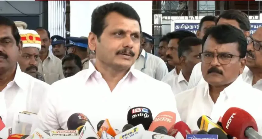 முன்னாள் அமைச்சர் செந்தில் பாலாஜி