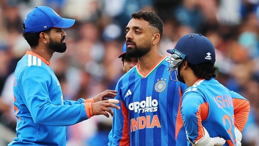 இந்திய பேட்டிங் பயிற்சியாளர் சிதான்ஷு கோடக் செய்தியாளர்களைச் சந்திக்கிறார்