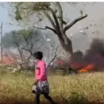 சிவகாசி அருகே பட்டாசு வெடிவிபத்து நடந்த இடம்