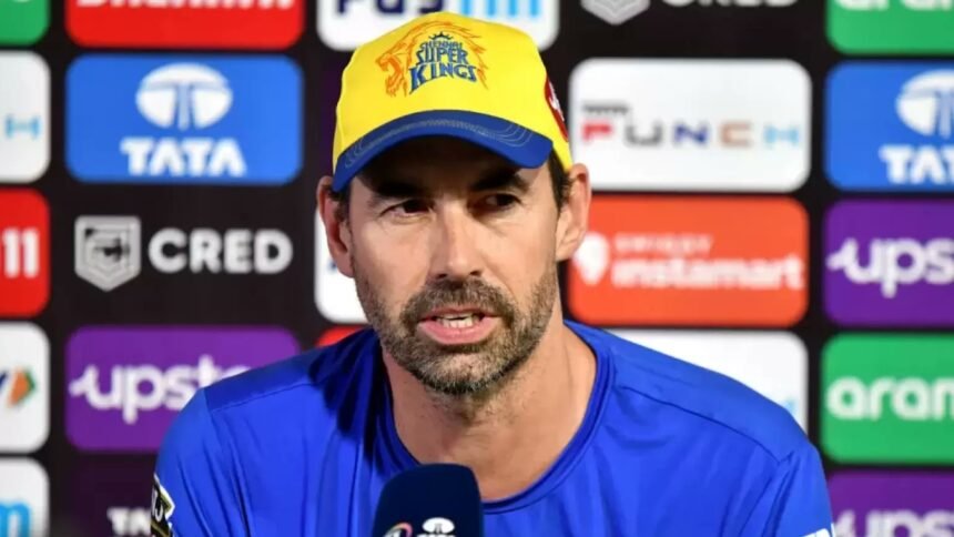 சென்னை சூப்பர் கிங்ஸ் அணியின் தலைமைப் பயிற்சியாளர் ஸ்டீபன் பிளெமிங்