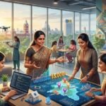 சென்னையில் உள்ள ஸ்டார்ட்அப் ஹப்பில் பெண்கள் முன்னிலை வகிப்பதைக் குறிக்கும் படம்