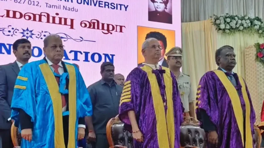 நெல்லை மனோன்மணியம் சுந்தரனார் பல்கலைக்கழக பட்டமளிப்பு விழா