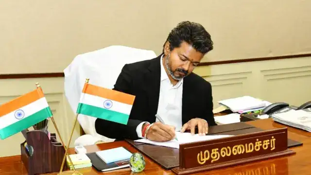 தமிழக முதல்வர் விஜய்