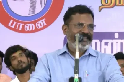 விடுதலை சிறுத்தைகள் கட்சி தலைவர் தொல். திருமாவளவன்