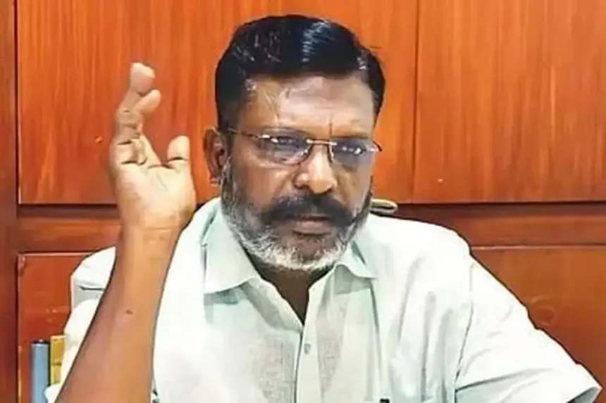 விடுதலை சிறுத்தைகள் கட்சி தலைவர் தொல். திருமாவளவன்
