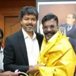 தமிழக முதல்வர் விஜய் மற்றும் விசிக தலைவர் திருமாவளவன்