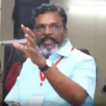 விடுதலைச் சிறுத்தைகள் கட்சித் தலைவர் தொல். திருமாவளவன்