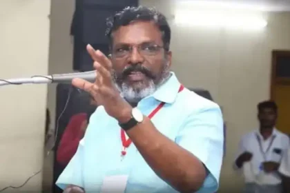 விடுதலைச் சிறுத்தைகள் கட்சித் தலைவர் தொல். திருமாவளவன்