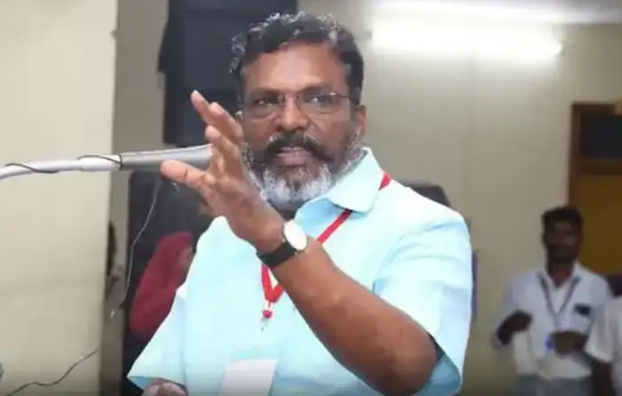 விடுதலைச் சிறுத்தைகள் கட்சித் தலைவர் தொல். திருமாவளவன்