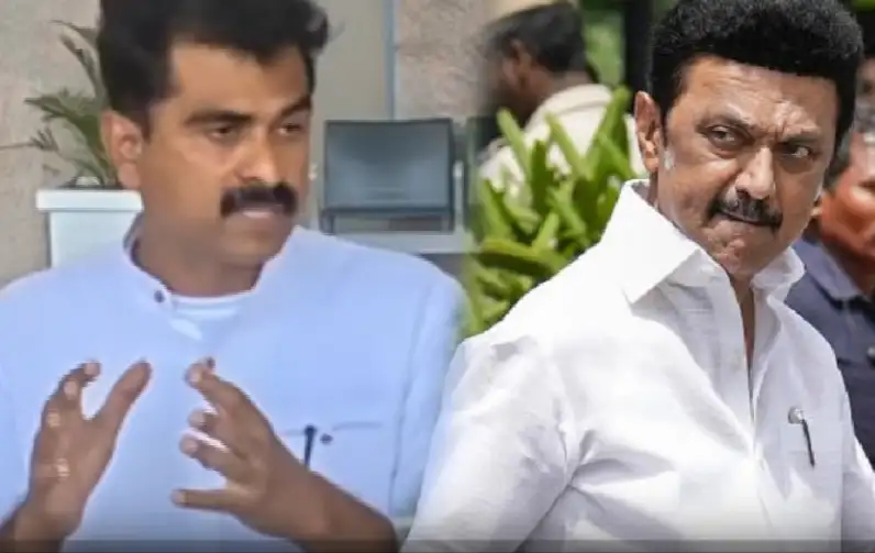மதிமுக எம்பி துரை வைகோ செய்தியாளர்களை சந்திக்கும் காட்சி