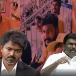 திமுக சட்டத்துறை இணைச் செயலாளர் பரந்தாமன் செய்தியாளர்களை சந்திக்கும் காட்சி