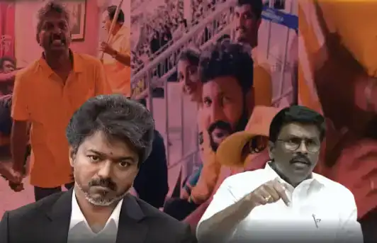 திமுக சட்டத்துறை இணைச் செயலாளர் பரந்தாமன் செய்தியாளர்களை சந்திக்கும் காட்சி