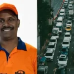 போக்குவரத்து நெரிசலில் விற்கப்படும் 'டிராஃபிக் வடா பாவ்'