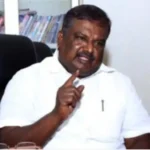 முன்னாள் அமைச்சர் சிவசங்கர் செய்தியாளர்களிடம் பேசுகிறார்