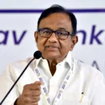 மத்திய முன்னாள் அமைச்சர் ப.சிதம்பரம் உரை நிகழ்த்துகிறார்