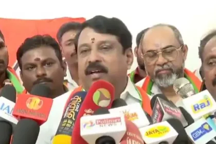 பாஜக மாநில தலைவர் நயினார் நாகேந்திரன்