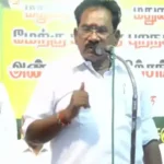 முன்னாள் அமைச்சர் செல்லூர் ராஜு அதிமுக கூட்டத்தில் உரையாற்றுகிறார்