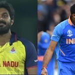 தமிழக கிரிக்கெட் வீரர் விஜய் சங்கர் பேட்டிங் செய்யும் காட்சி