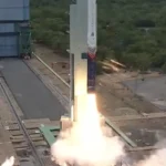 இந்தியாவின் முதல் தனியார் ராக்கெட் விக்ரம்-1 விண்ணில் ஏவப்படும் காட்சி