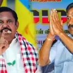 அதிமுக பொதுச்செயலாளர் எடப்பாடி பழனிசாமி அறிவிப்பு வெளியிடுதல்