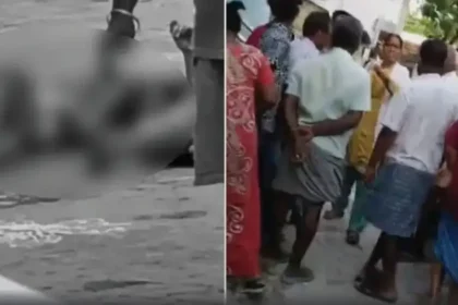 விருதுநகரில் கொலை சம்பவம் நடந்த இடம்